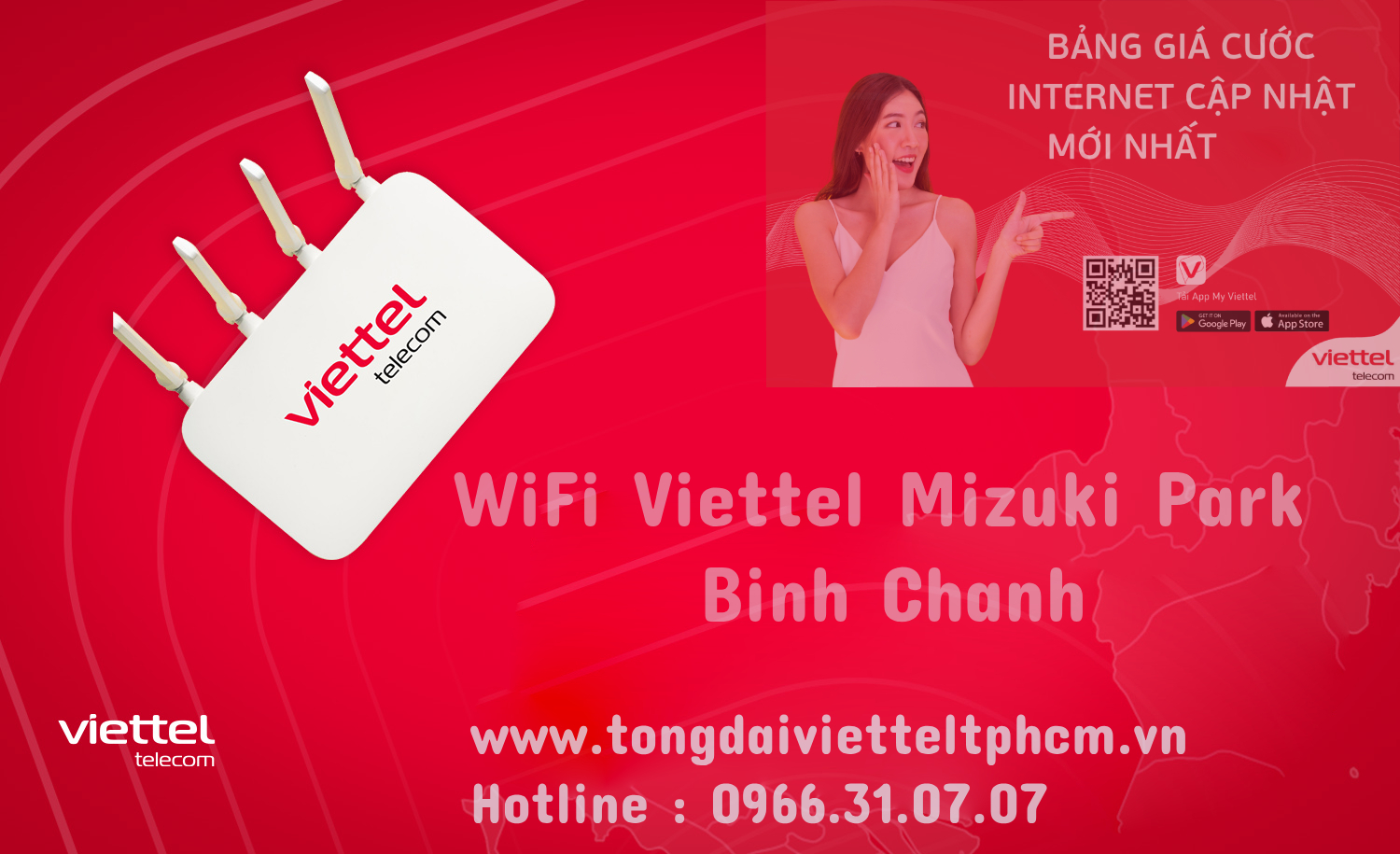 Lắp đặt internet Viettel Chung cư Mizuki Park khuyến mãi modem 5G