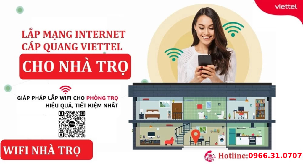 Lắp đặt wifi viettel cho phòng trọ Tại Tp. Hồ Chí Minh