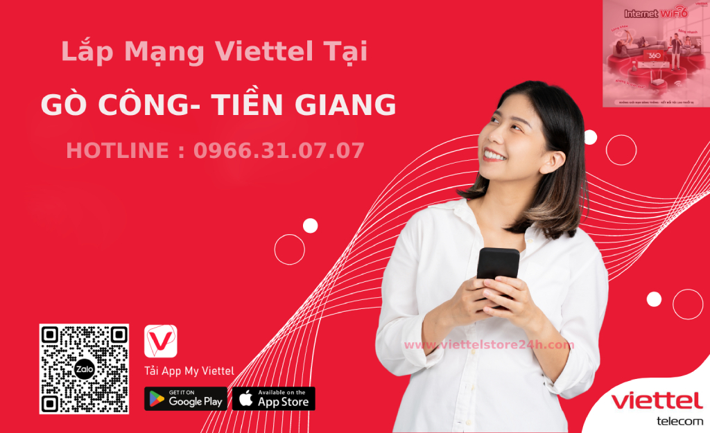 Lắp Wifi Viettel Gò Công giá rẻ tốc độ lên đến 1000Mbps