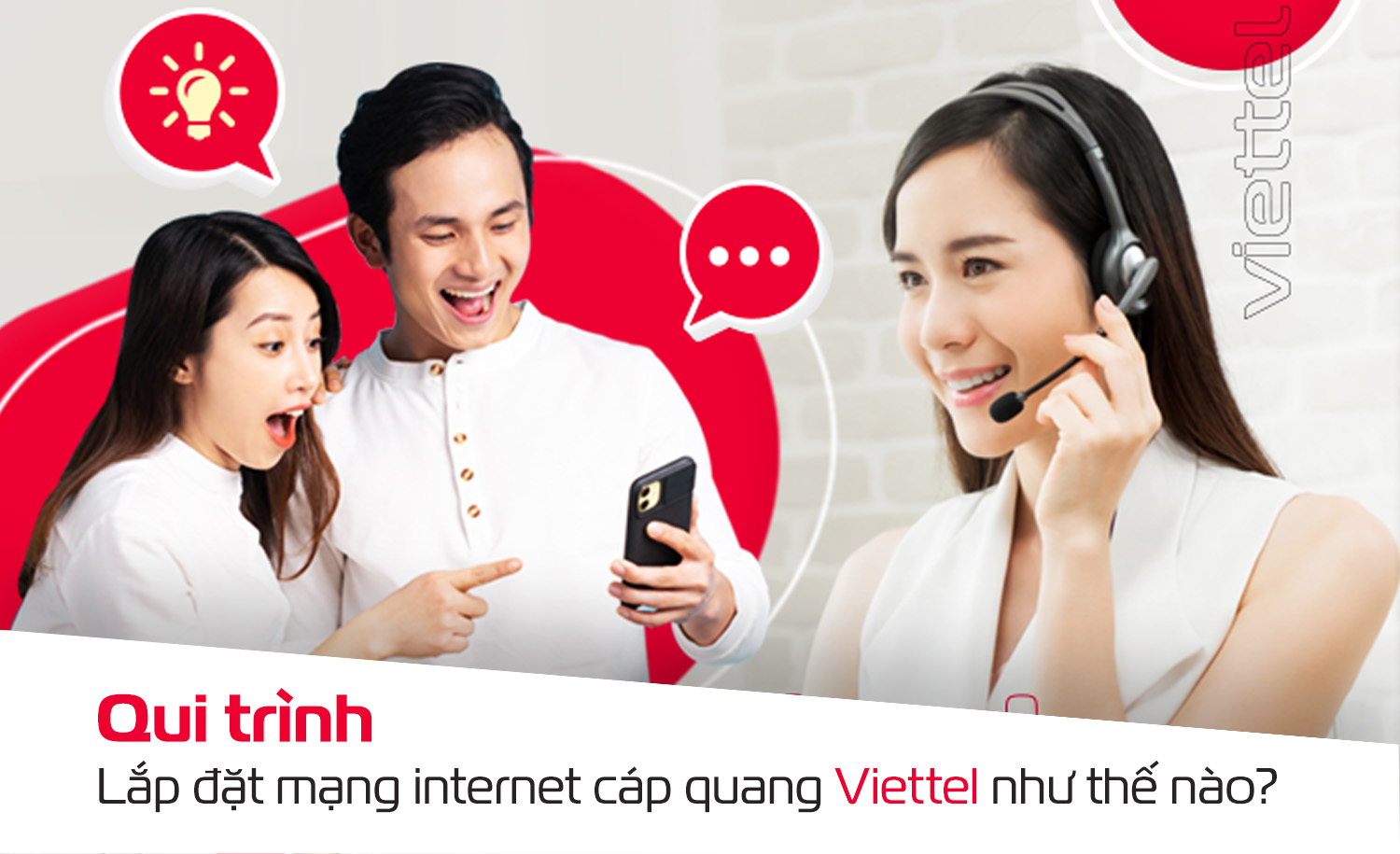 Quy trình lắp đặt wifi viettel theo các bước sau